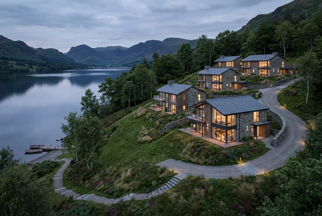 A Stoneswood home in natural Lakeland stone and slate — indicative of the homes coming to Carleton Hill, Penrith